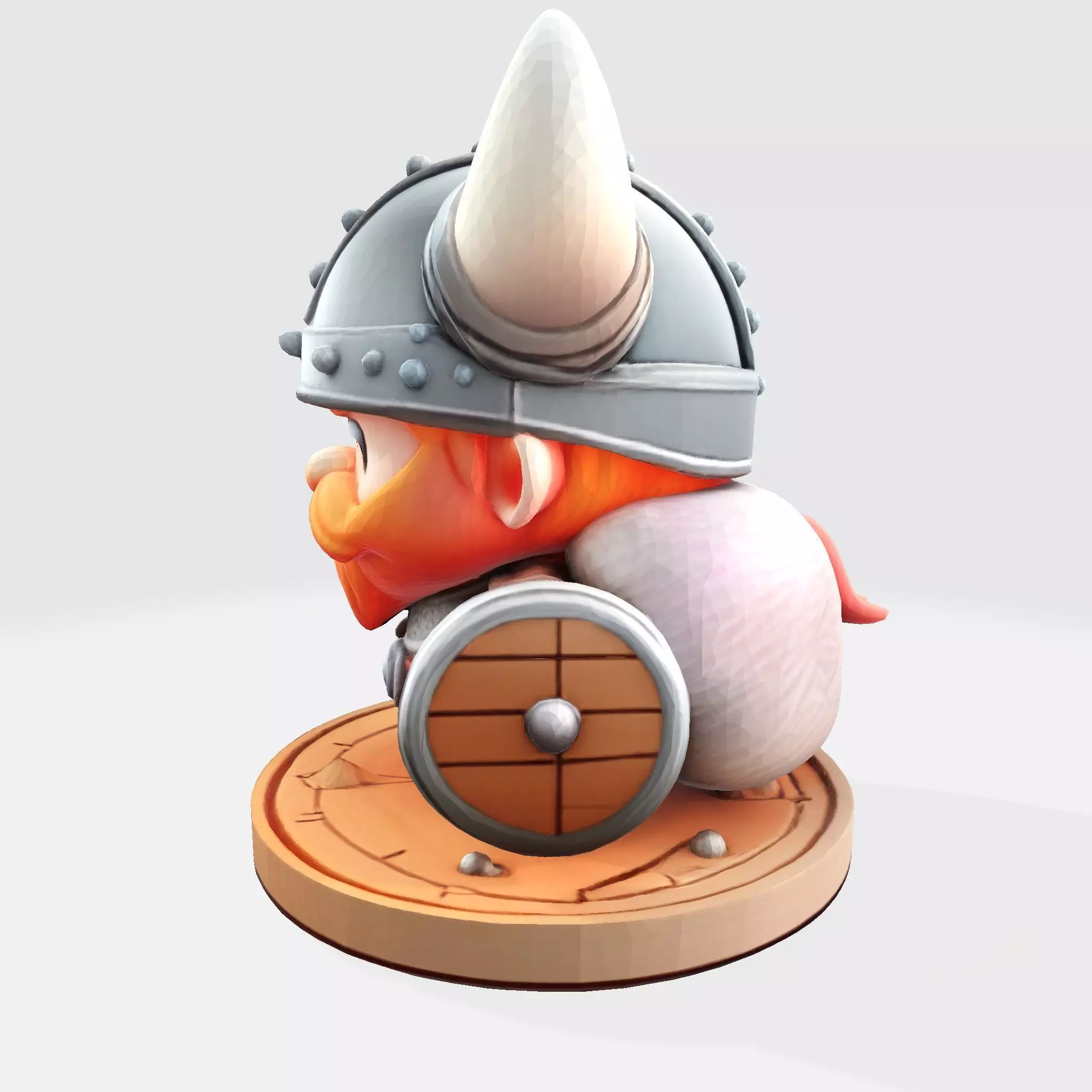 Cute 3D Viking Warrior Character for print 3D print model_2