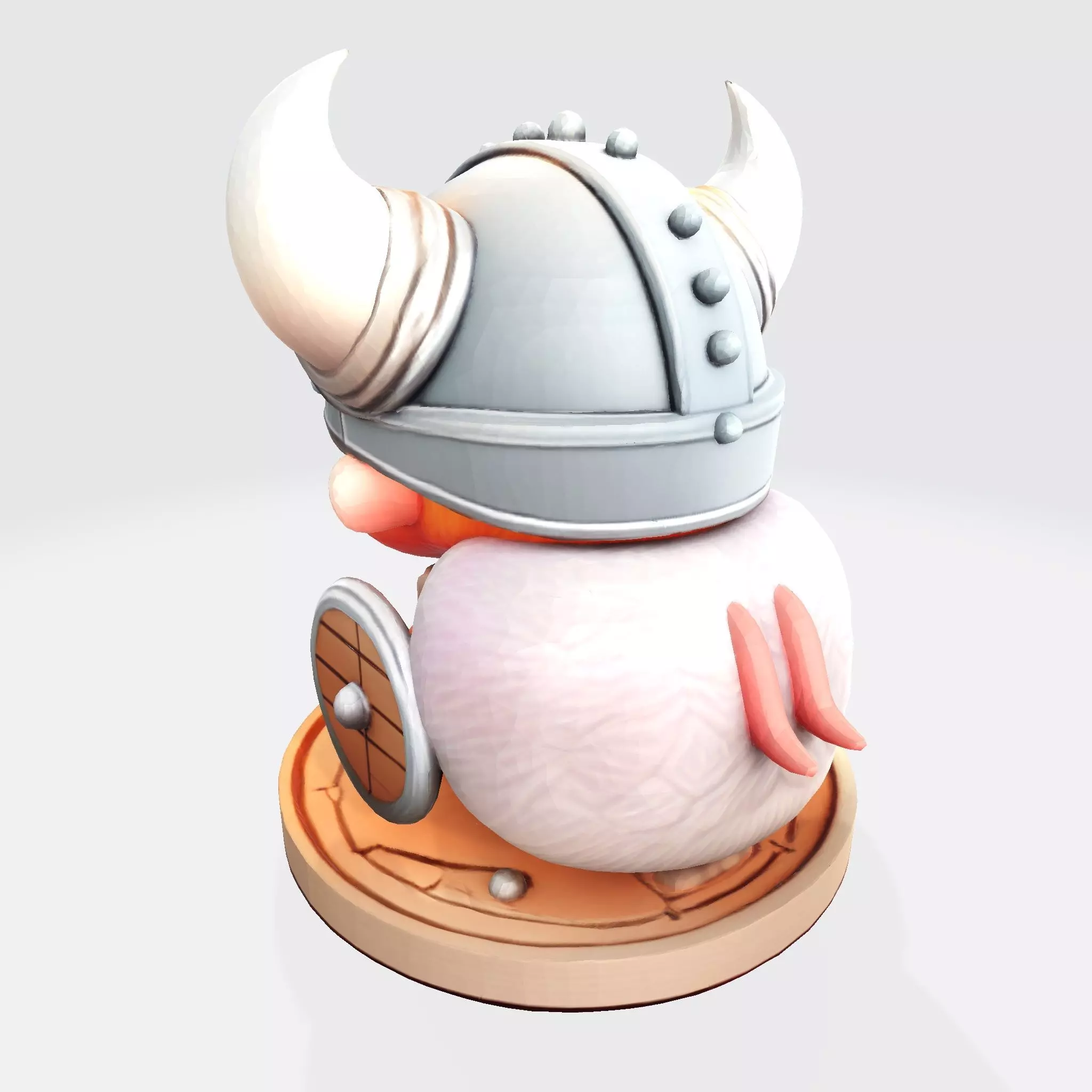 Cute 3D Viking Warrior Character for print 3D print model_4