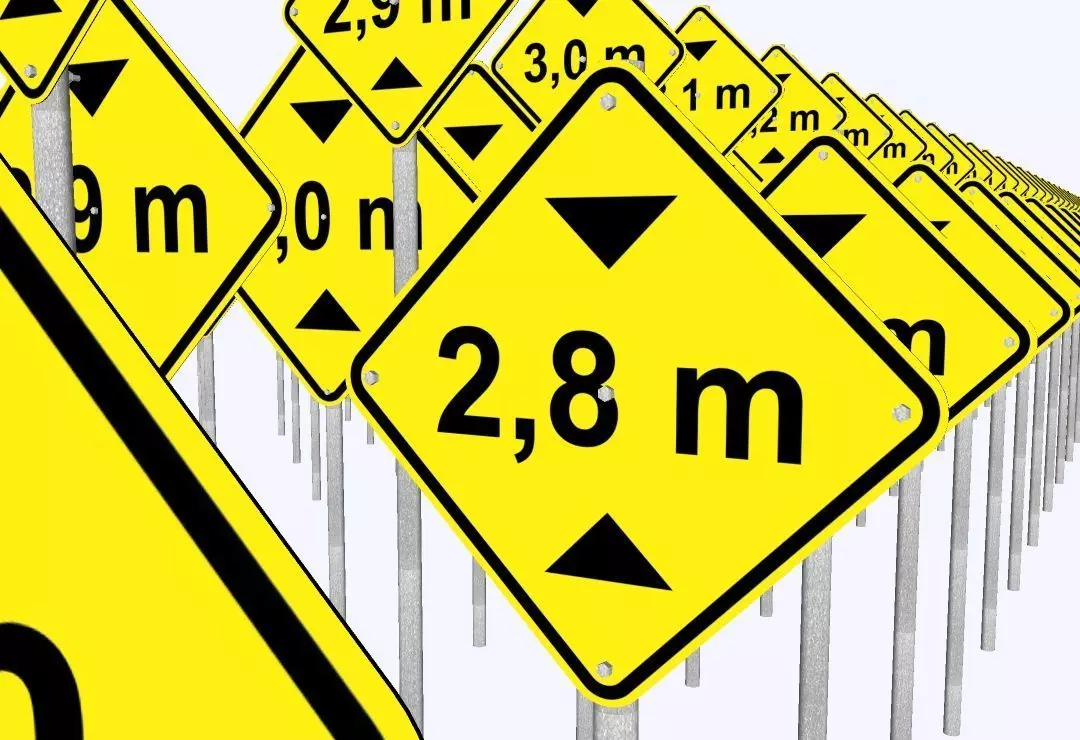 Brazilian Traffic Signs Pack - 892 3D Regulatory e Warning Signs 3D model_6