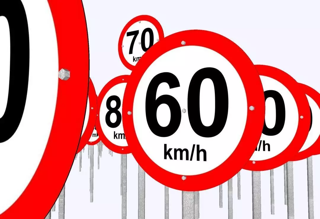 Brazilian Traffic Signs Pack - 892 3D Regulatory e Warning Signs 3D model_21