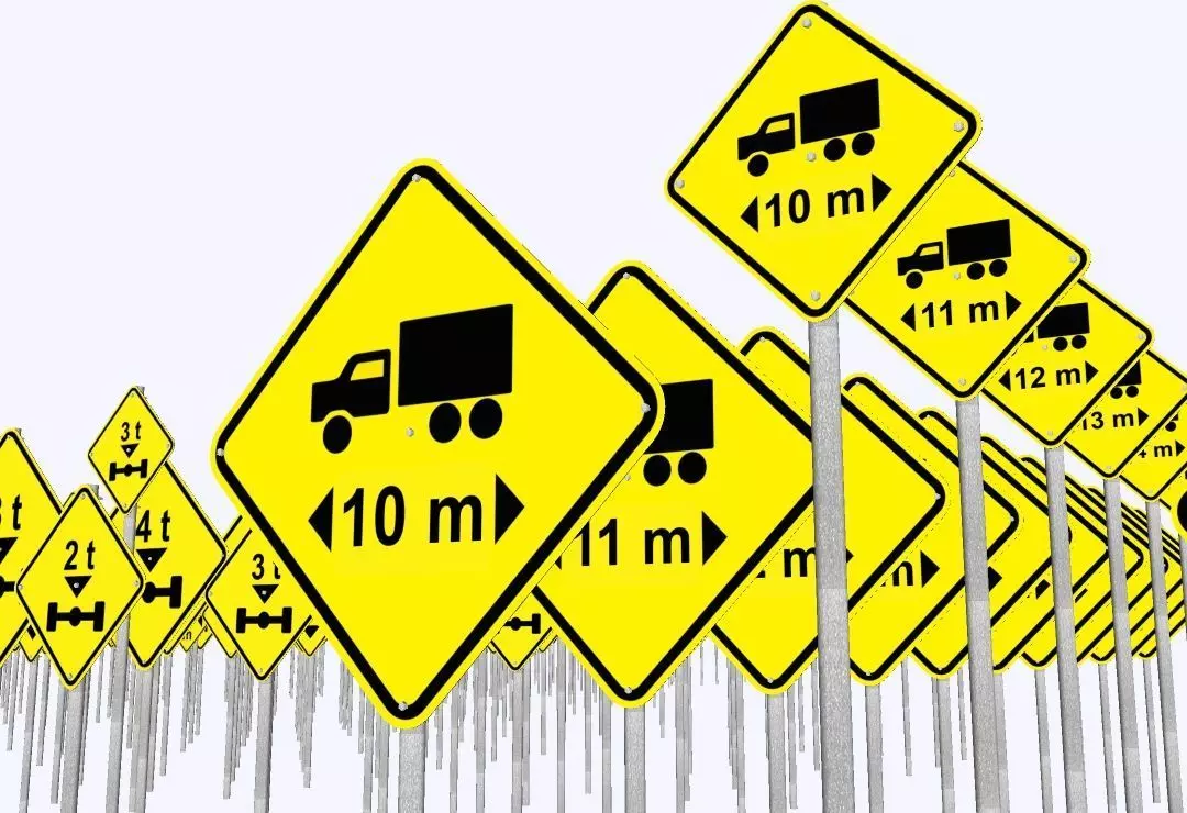 Brazilian Traffic Signs Pack - 892 3D Regulatory e Warning Signs 3D model_20