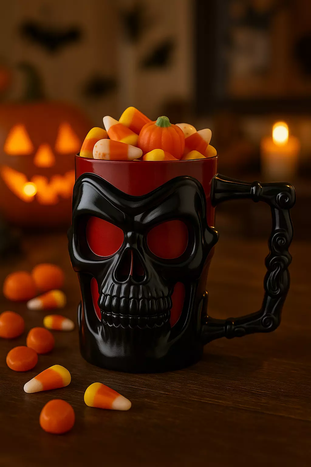 Skull mug 3D print model_0