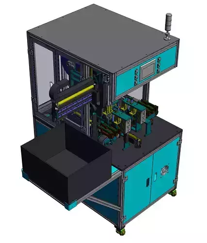 Sun visor aluminum tube film laminating machine automation