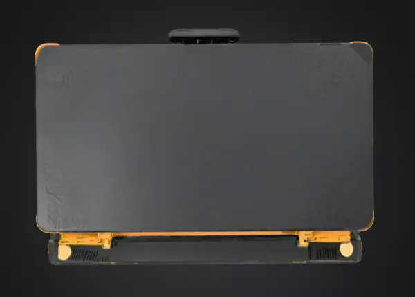 Black Compartment Bag Low-poly 3D model_21