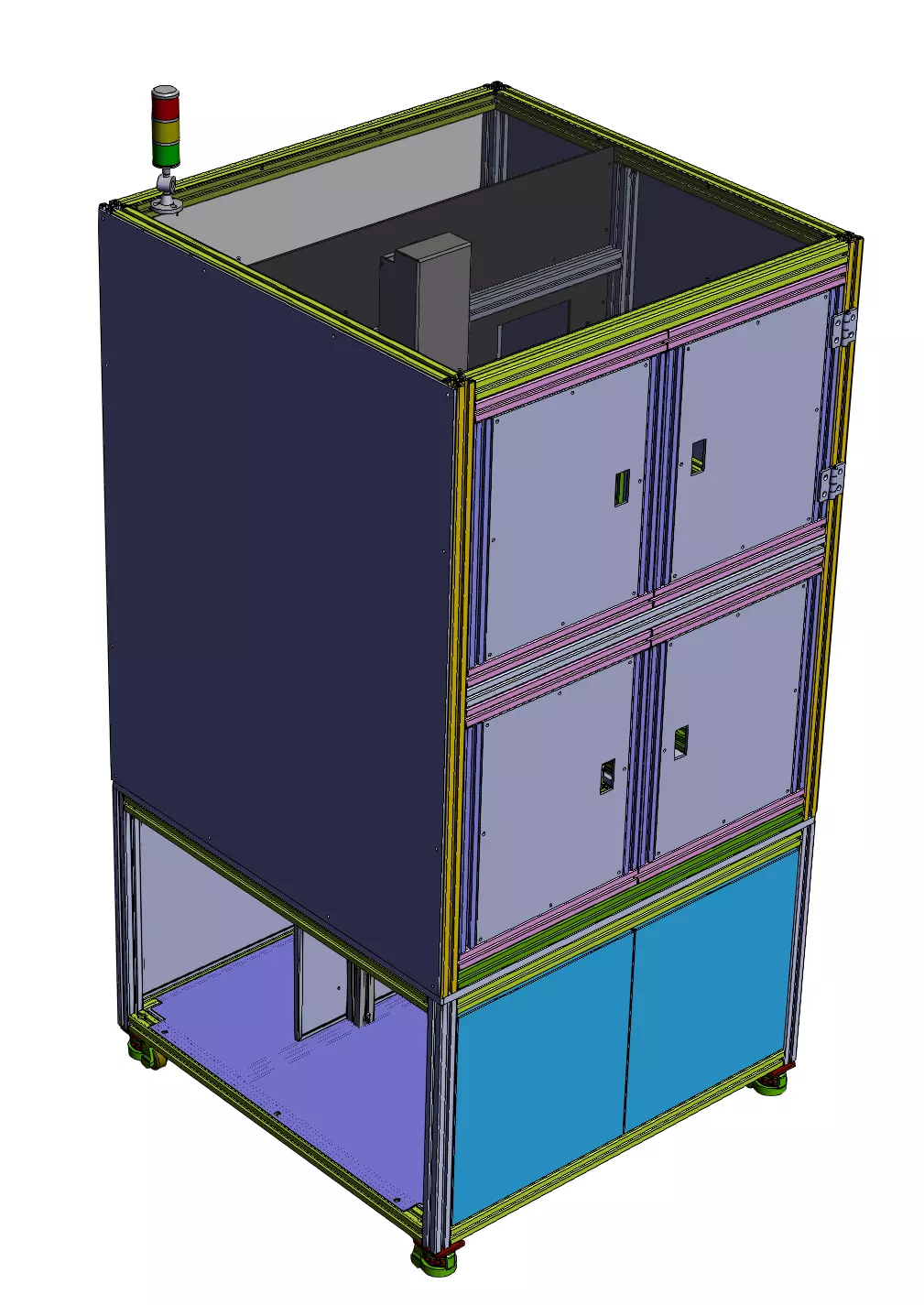 Sun visor automatic laser coding machine 3D model_1
