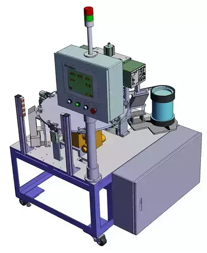 Rotary assembly welding machine