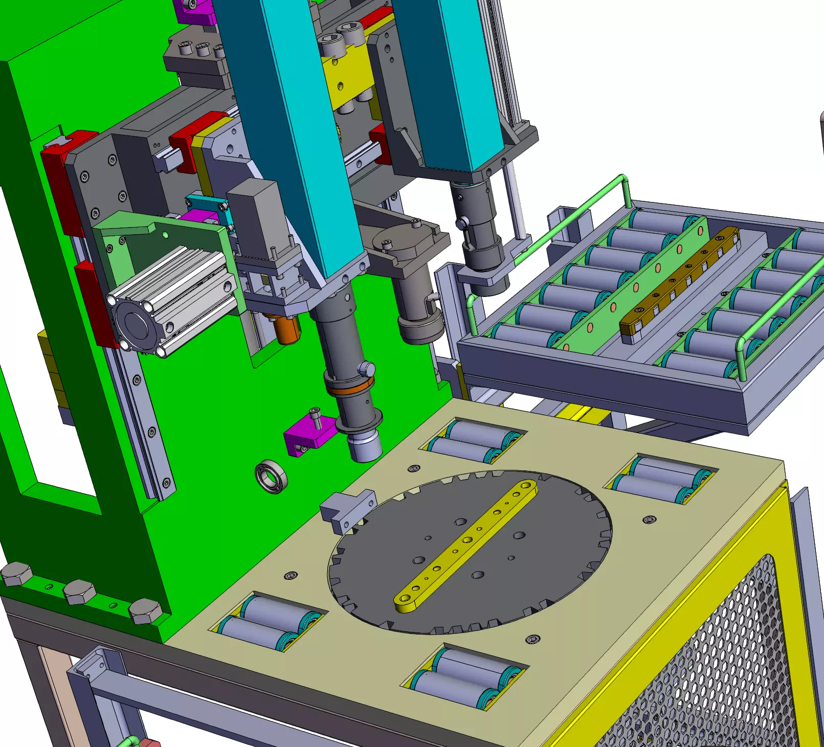 Automatic screw locking machine 3D model_3