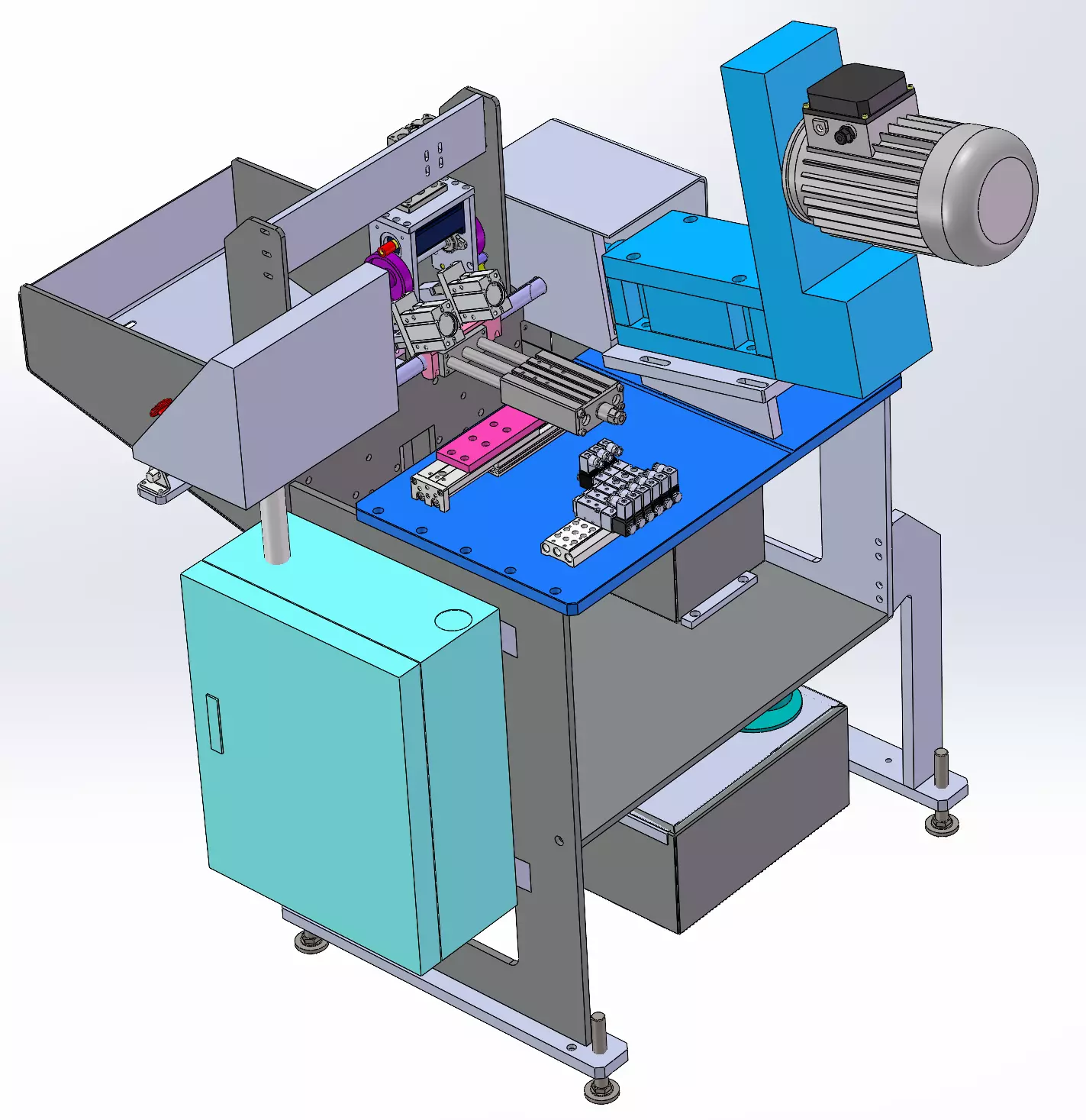 Automatic arc milling machine 3D model_1