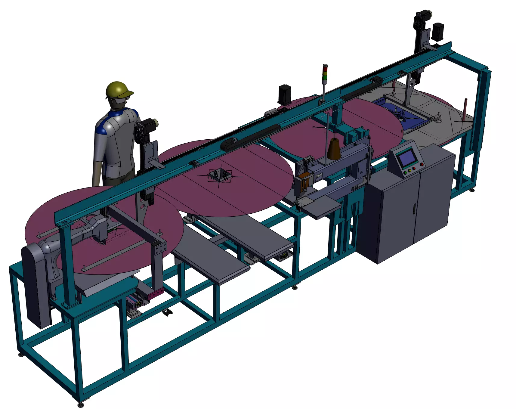 automatic sewing machine 3D model_2