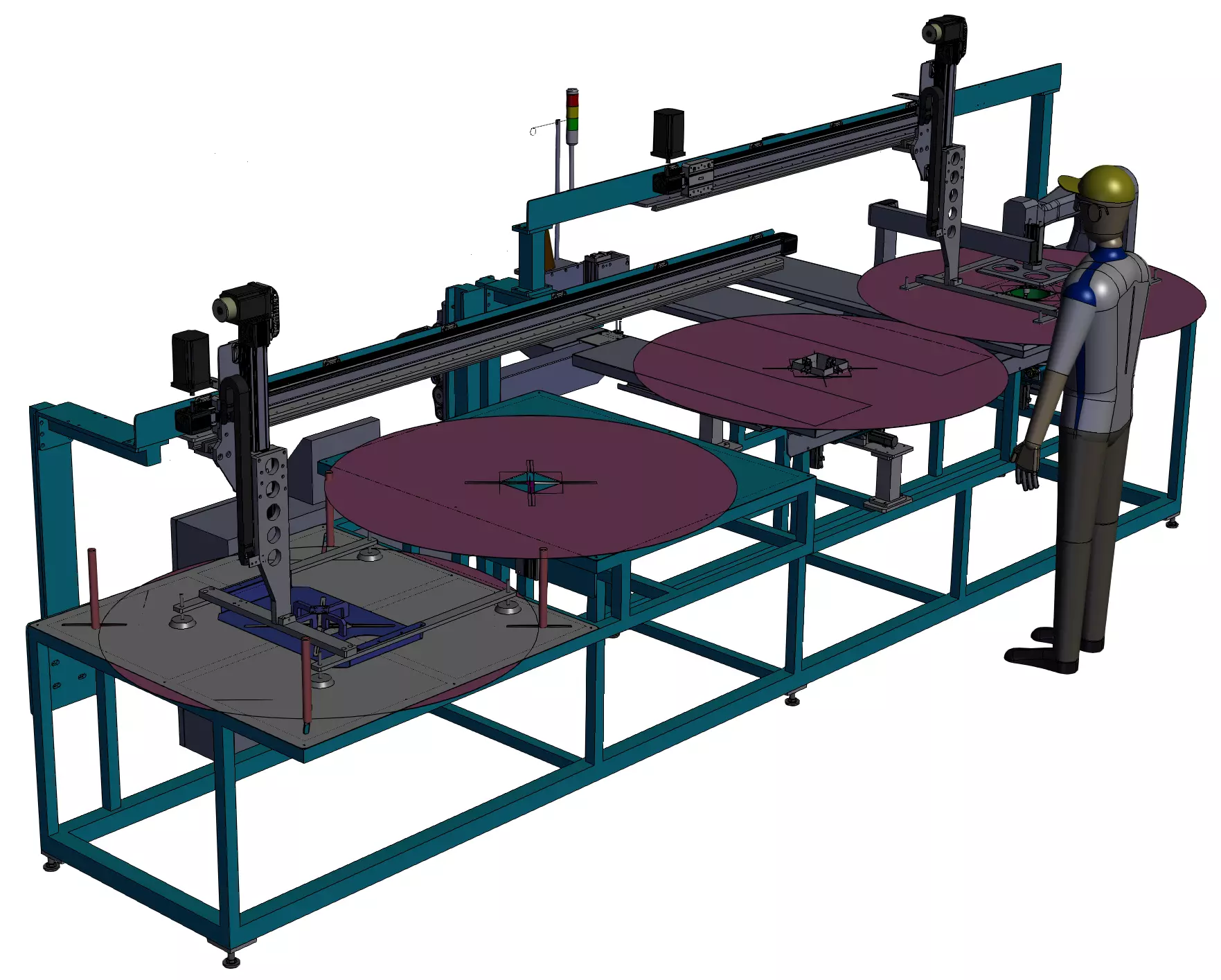 automatic sewing machine 3D model_0