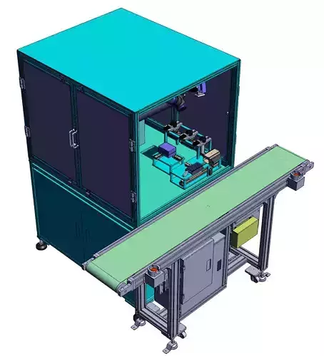 Automatic assembly loading and unloading machine