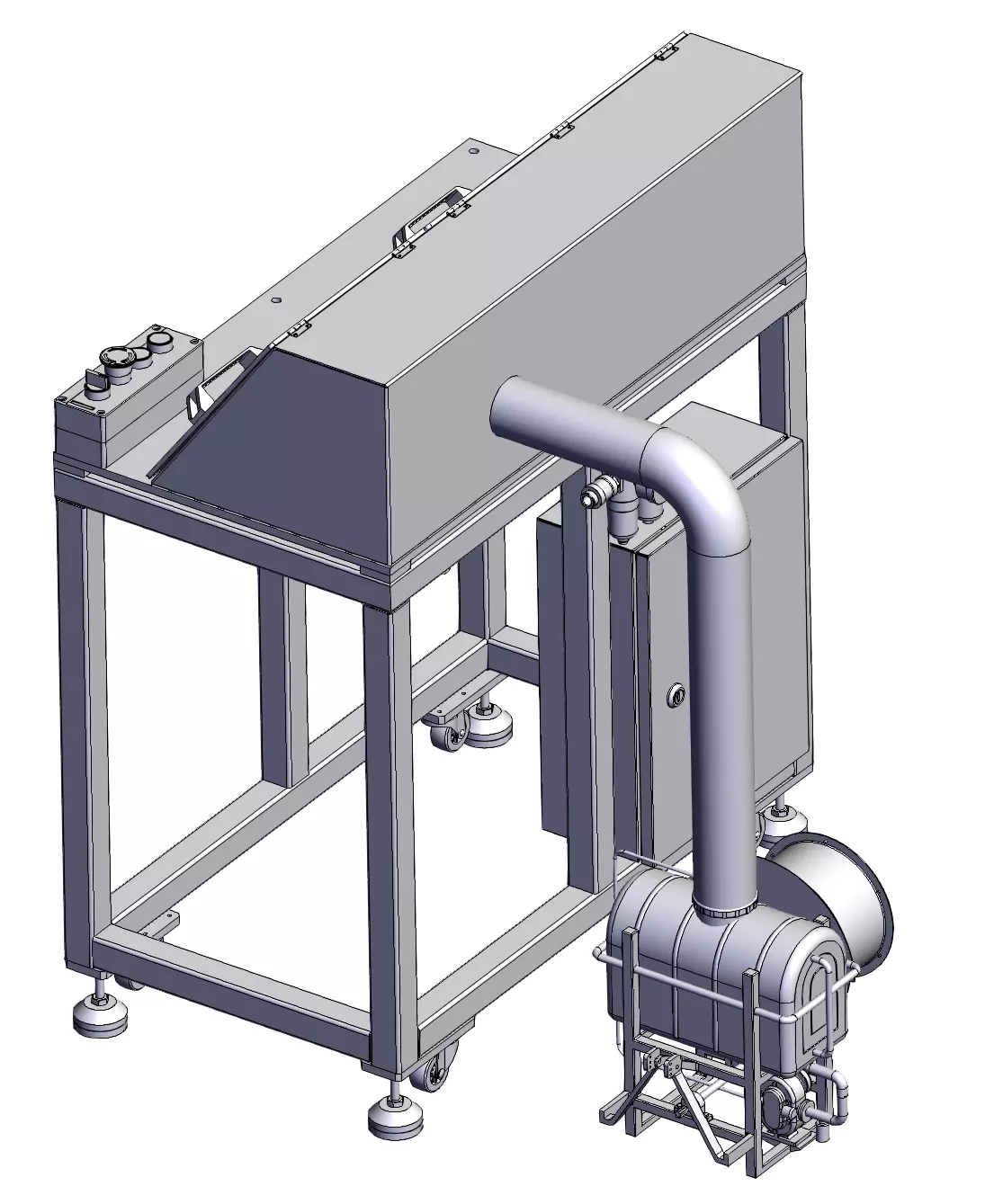 Automatic end face grinding machine 3D model_1