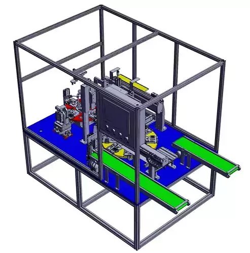 Automatic loading and unloading cam slitting machine