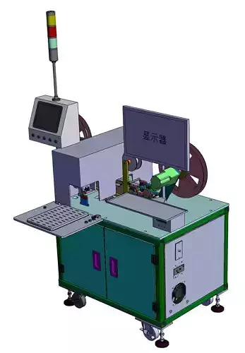 Terminal visual inspection and packaging machine