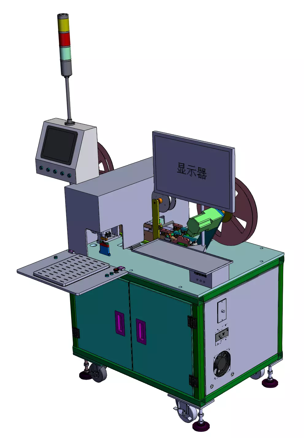 Terminal visual inspection and packaging machine 3D model_0