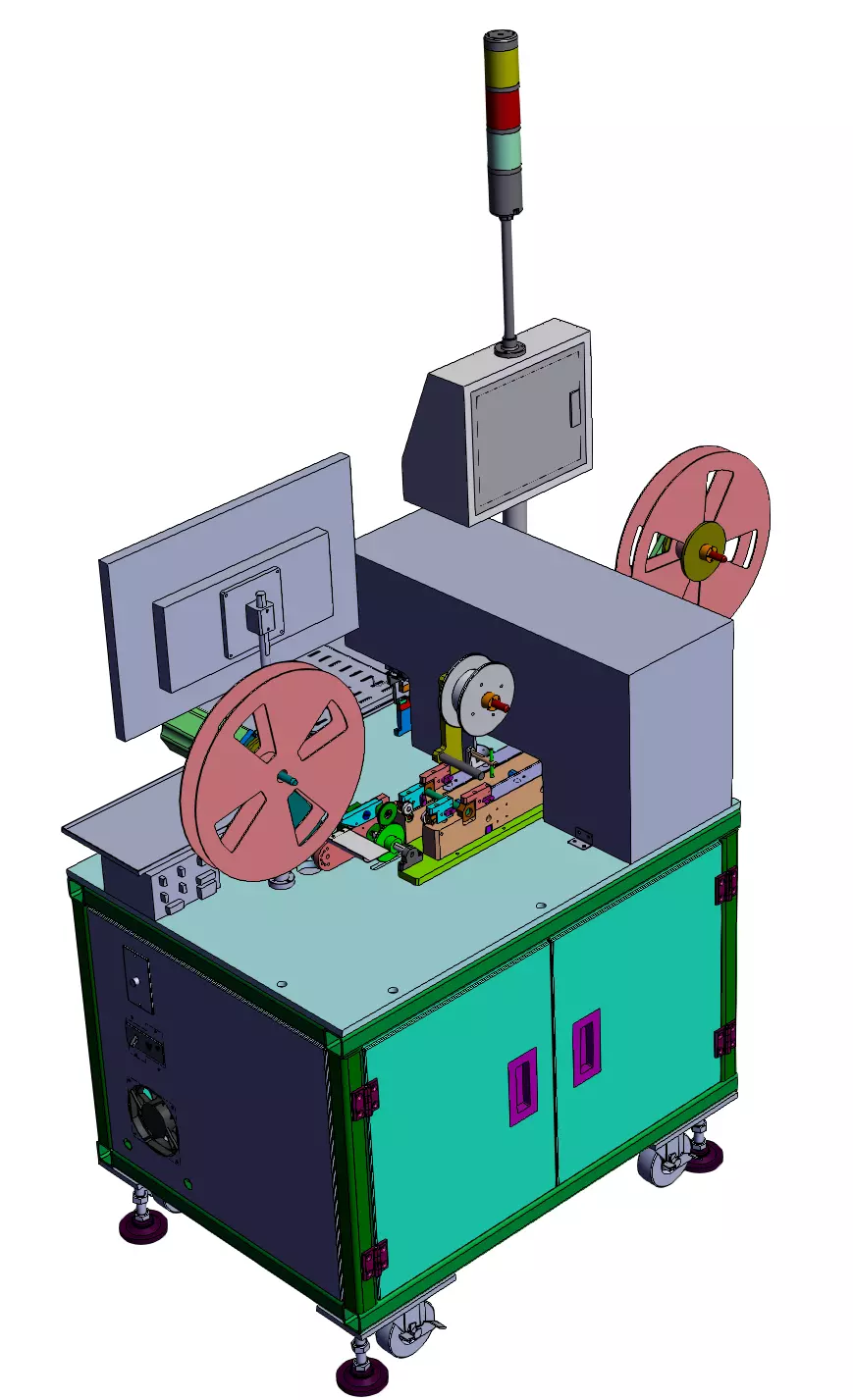 Terminal visual inspection and packaging machine 3D model_2