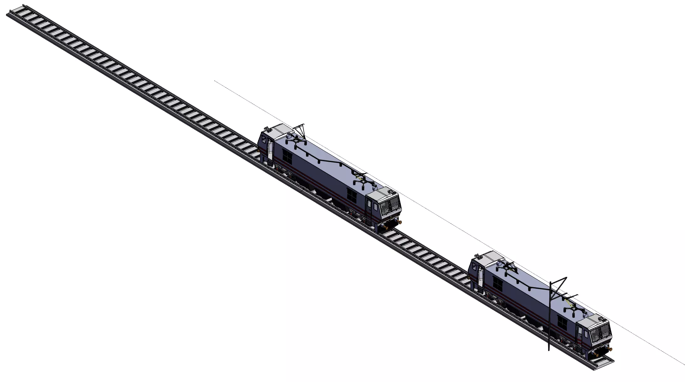 electric locomotive 3D model_0