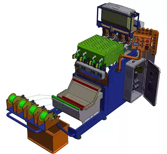 Printer filament production extruder