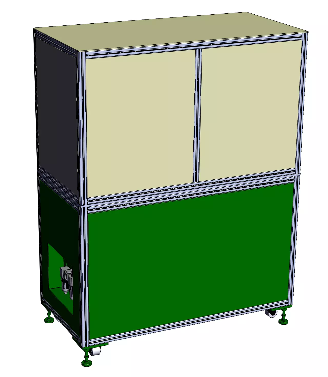 Elastic cylindrical pin installation machine 3D model_2