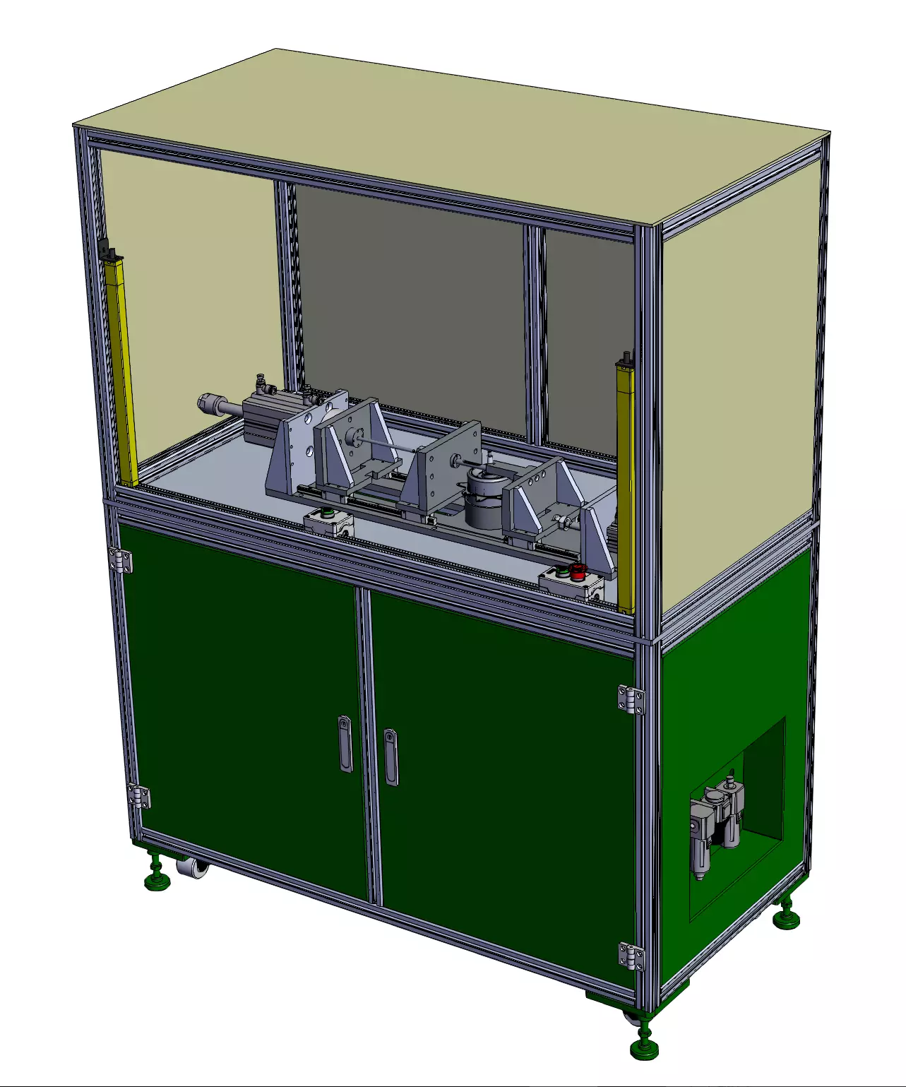 Elastic cylindrical pin installation machine 3D model_1