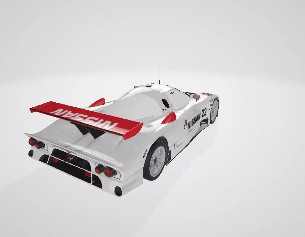 Nissan R390 GT1 1998 3D 3D print model_6