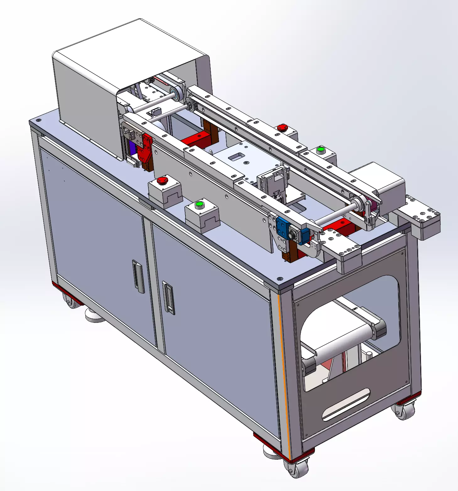 With assembly line lift 3D model_0