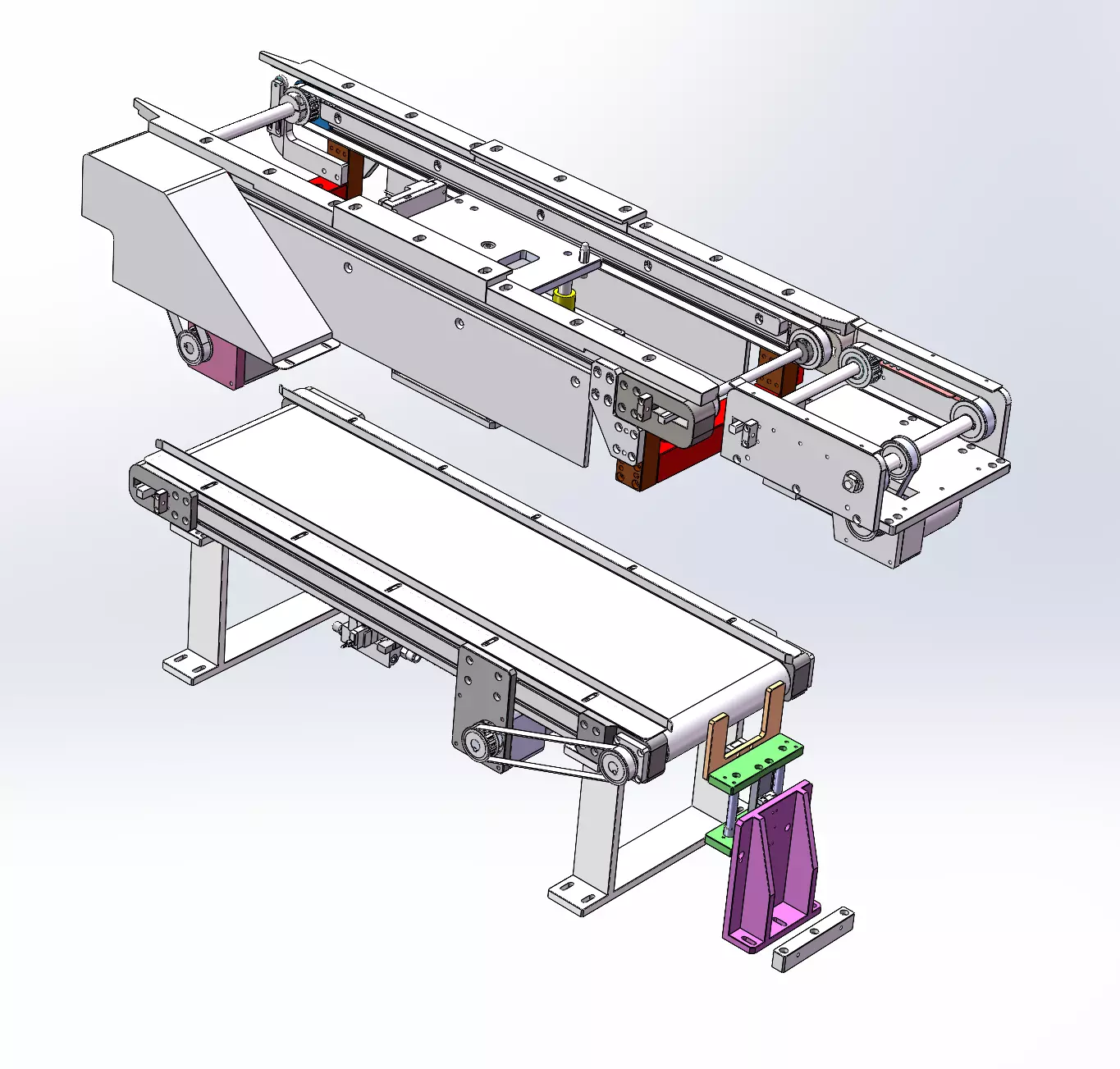 With assembly line lift 3D model_5