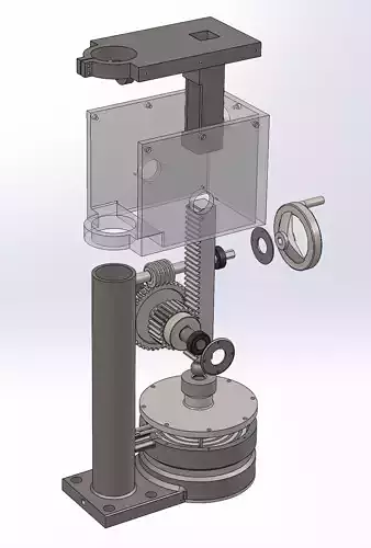 Hand press with heated plate