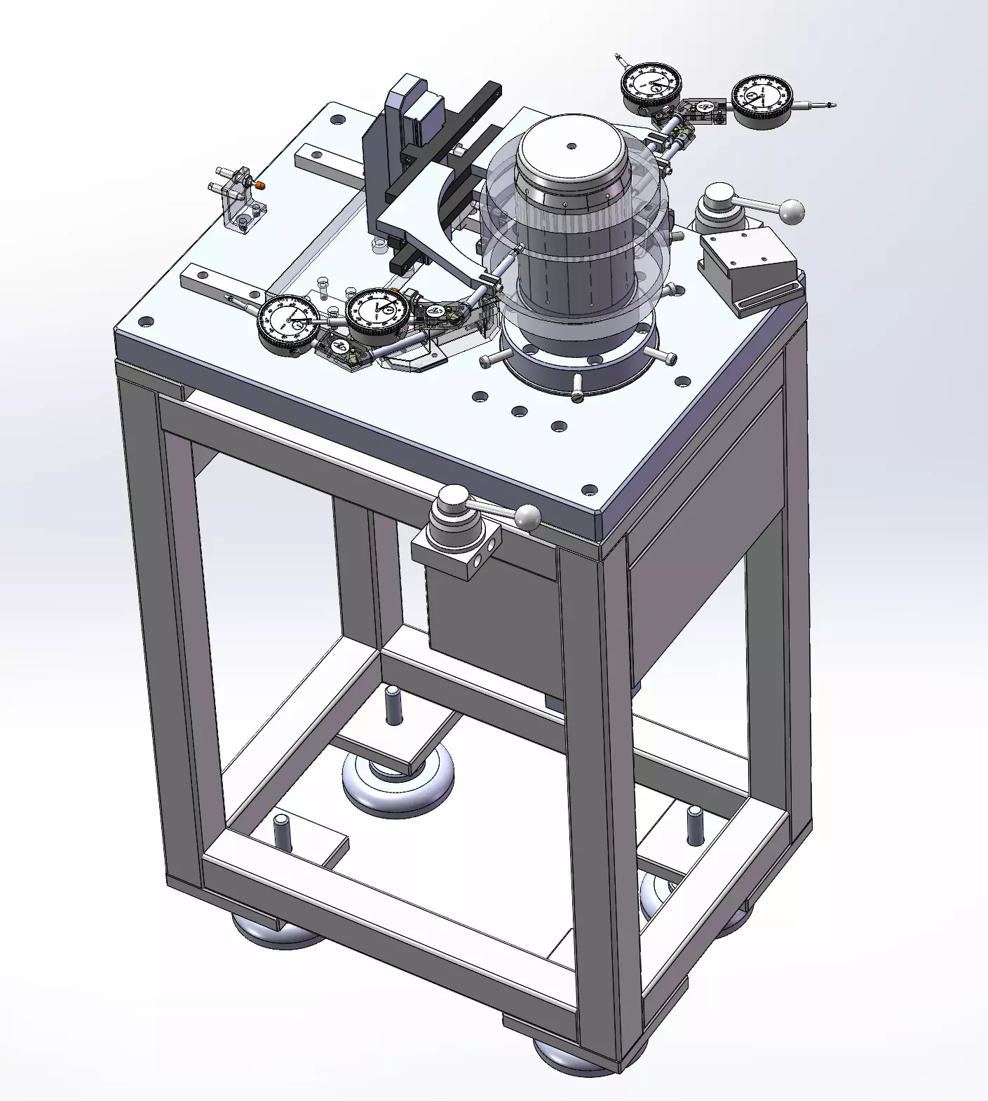 Stator runout detection machine 3D model_0