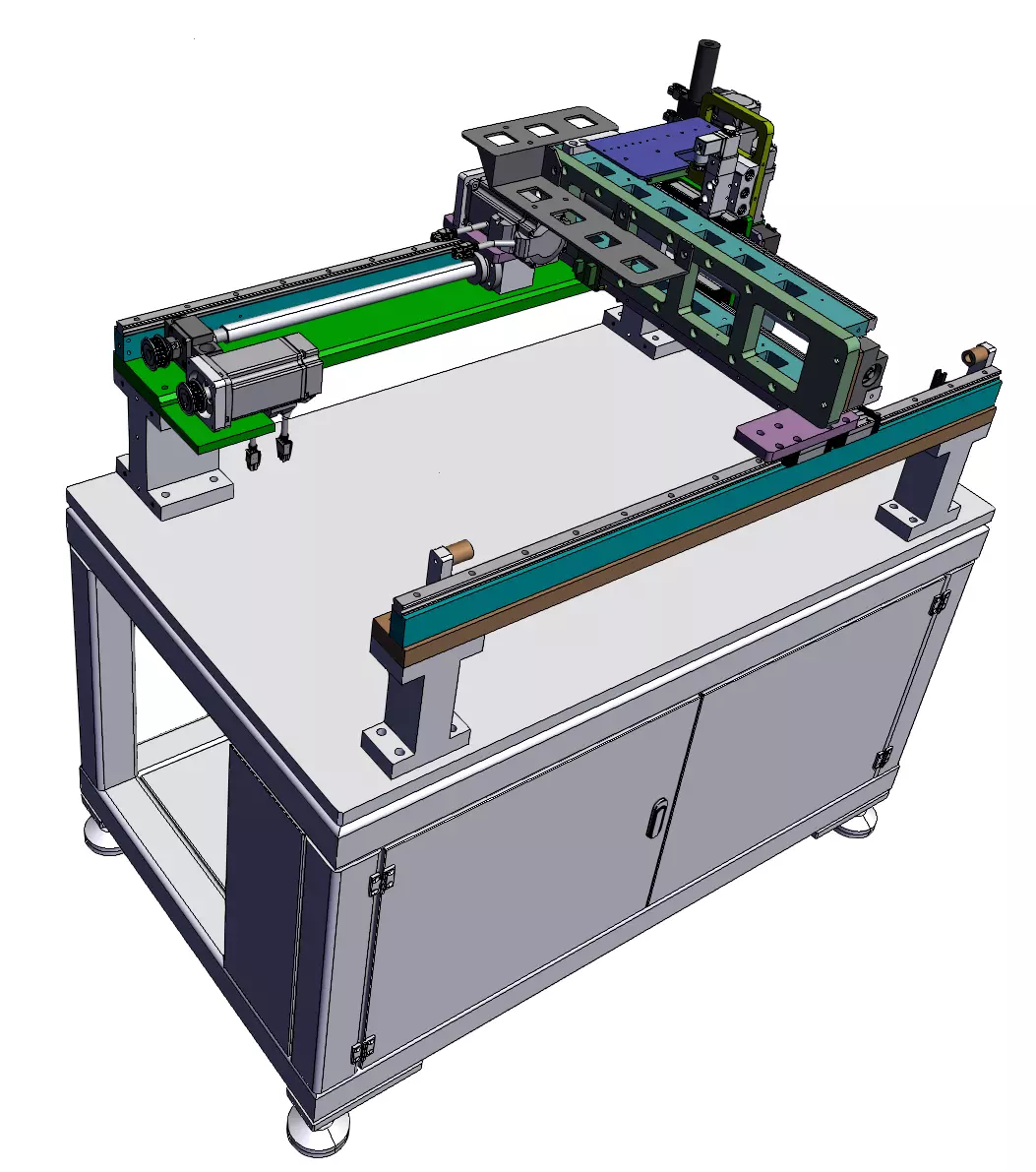 Large flat engraving machine 3D model_2
