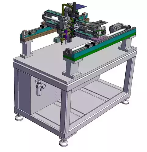 Large flat engraving machine