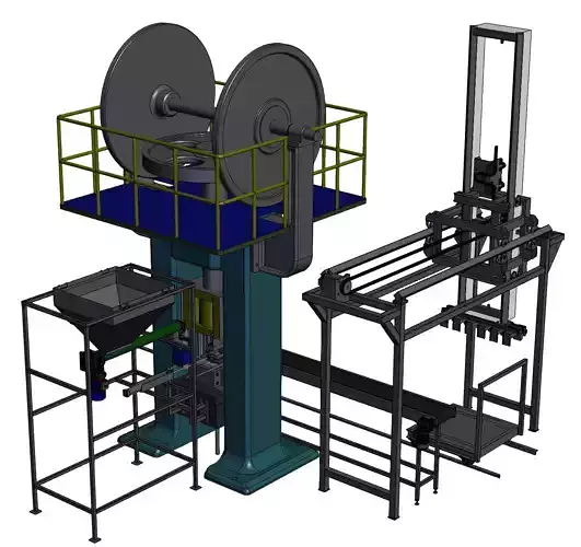 Brick stacking machine