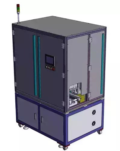 Online double-station PCB board screw machine 3D model