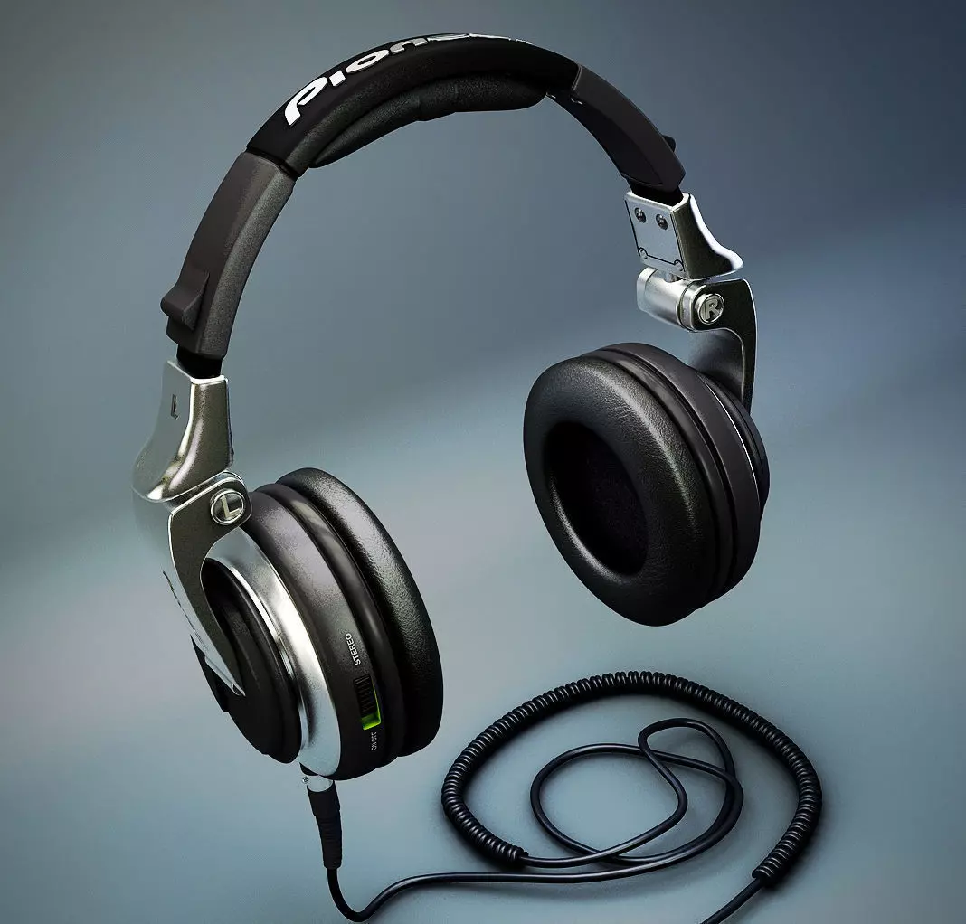 Pioneer HDJ-2000 DJ Headphones 3D model
