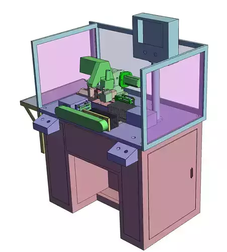 Single-pole three-servo precision turning machine