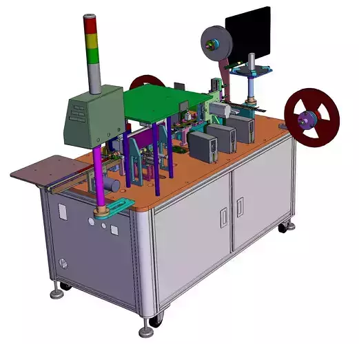 SIM card detection and packaging machine