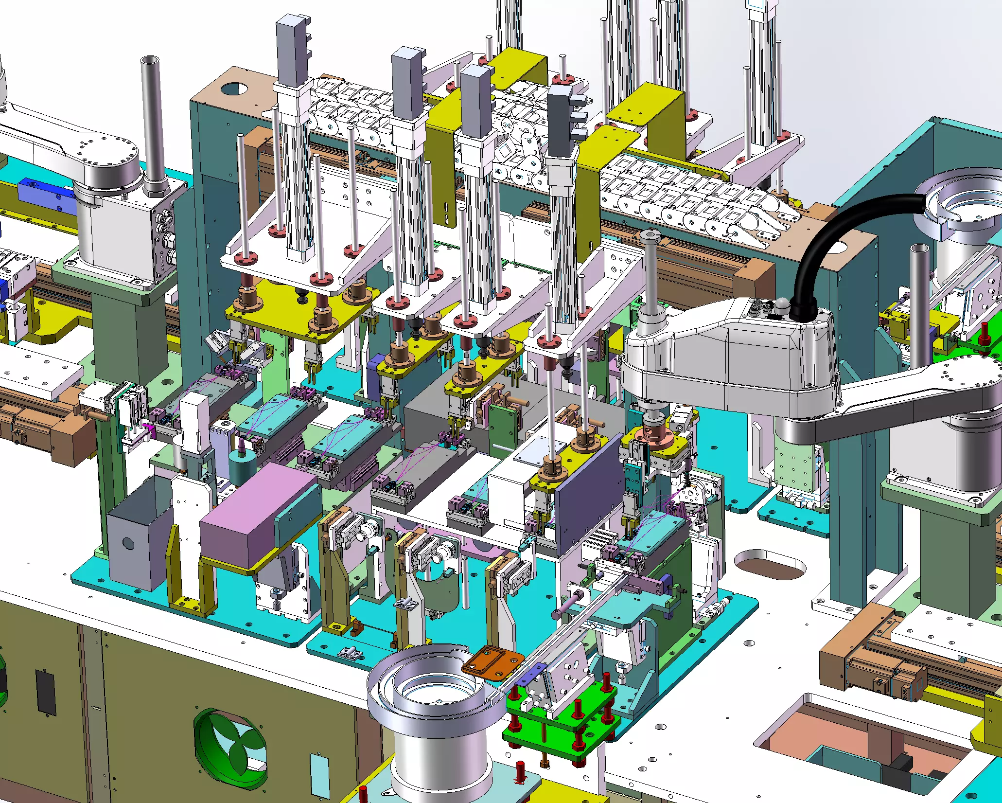 SC fiber optic connector six-in-one tester 3D model_6