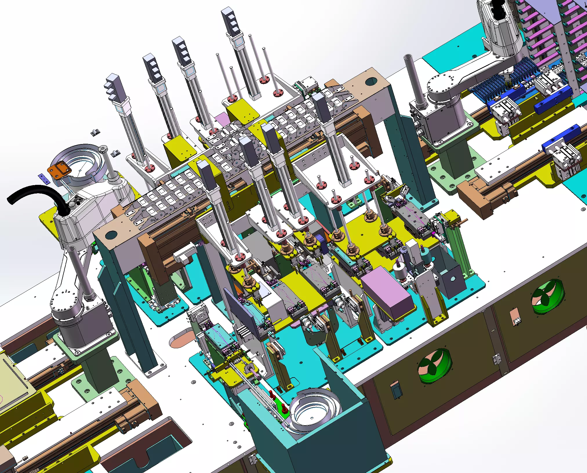 SC fiber optic connector six-in-one tester 3D model_7