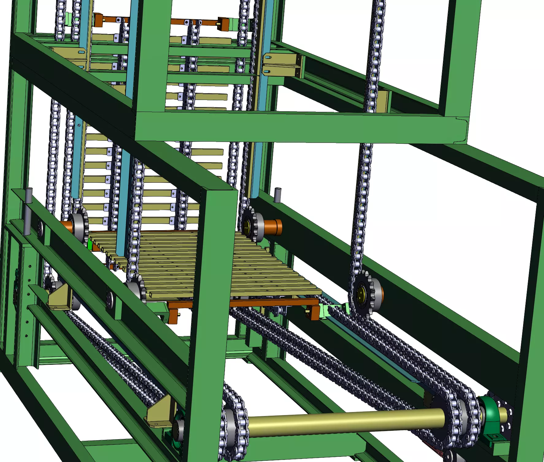 Continuous hoist 3D model_4