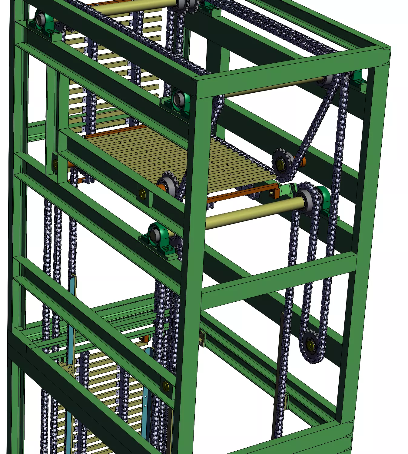 Continuous hoist 3D model_3