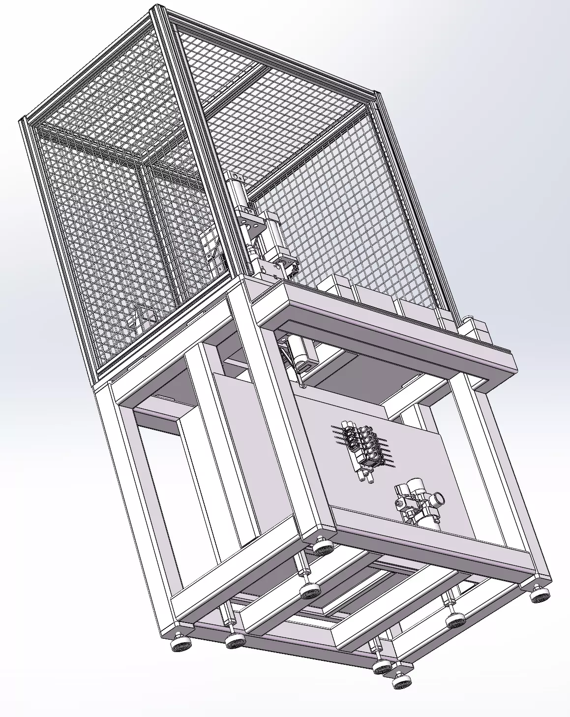 Pipe assembly machine 3D model_2