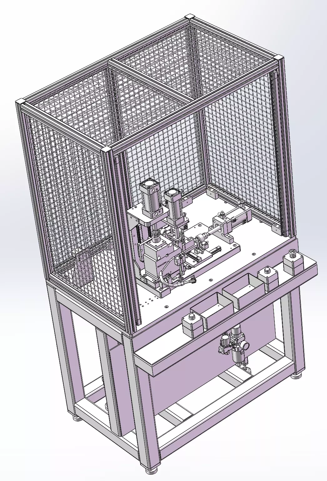 Pipe assembly machine 3D model_1