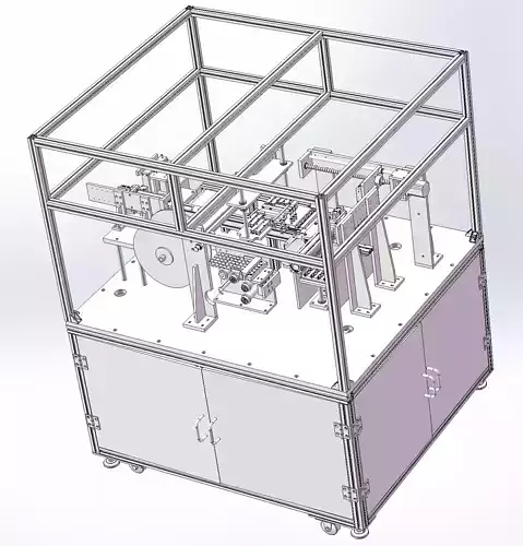 Non-standard detection gluing and packaging all-in-one machine