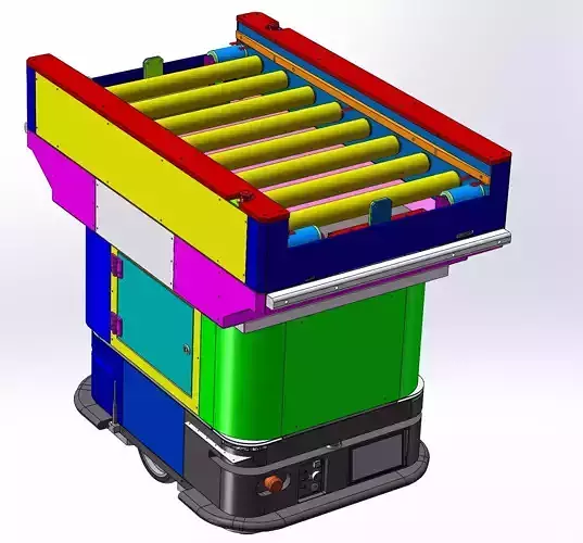 AGV line transfer vehicle