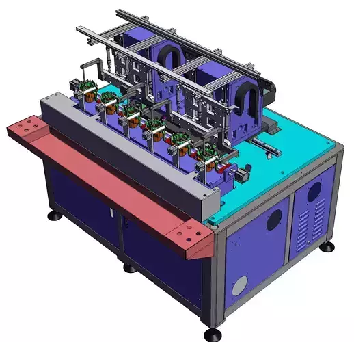 6-station winding machine