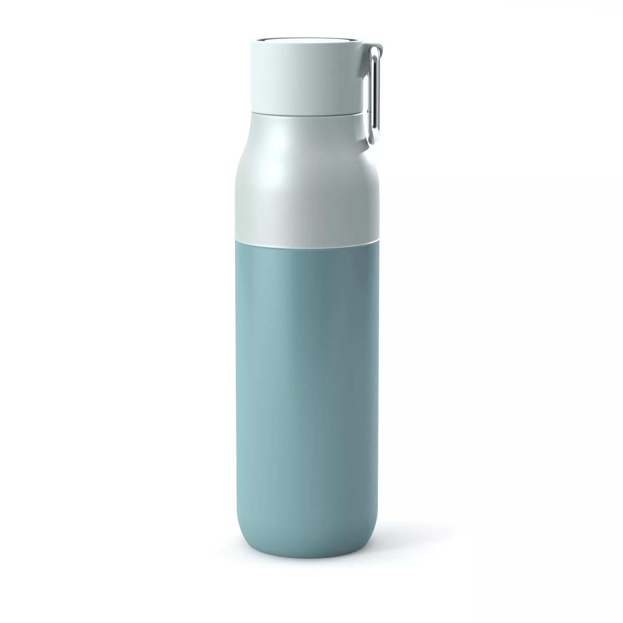 Water Bottle Low-poly 3D model_0