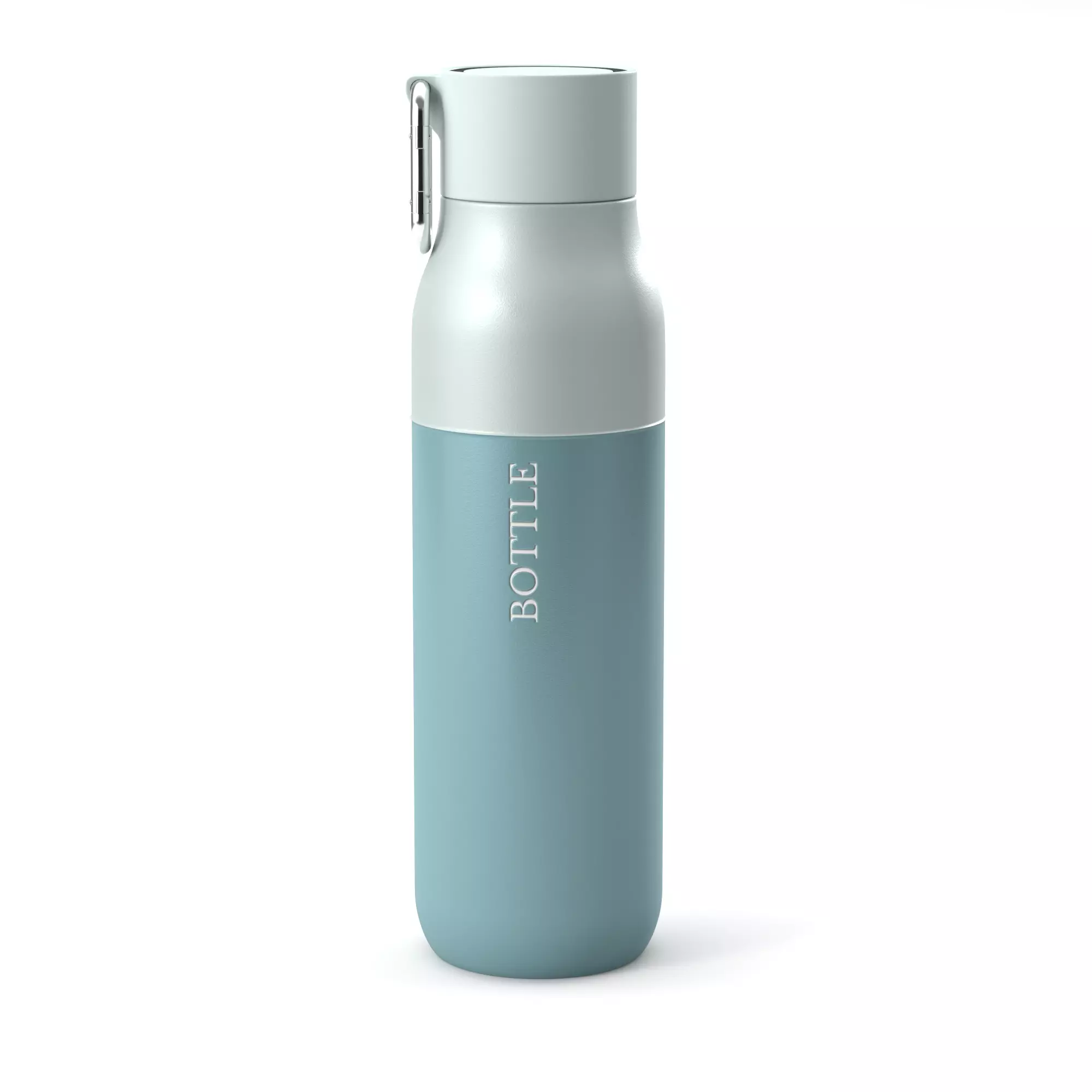 Water Bottle Low-poly 3D model_5