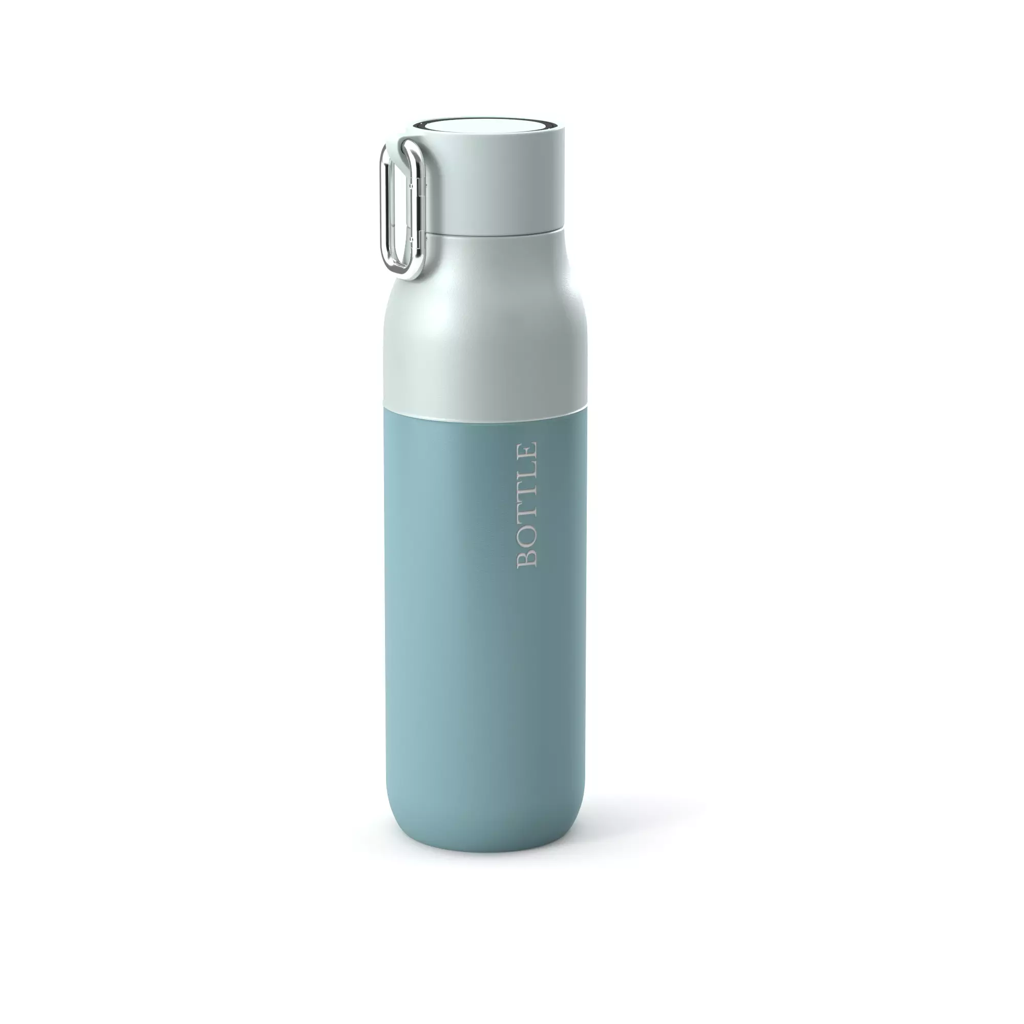 Water Bottle Low-poly 3D model_8