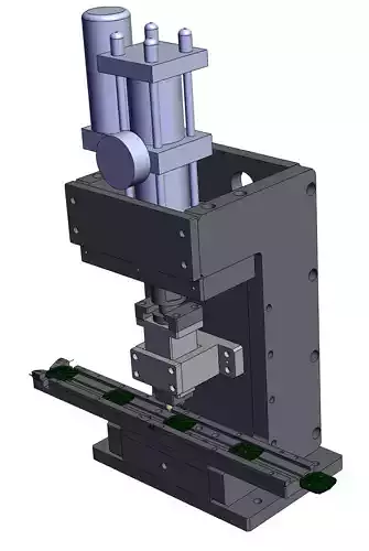 10T I-shaped pneumatic booster cylinder press
