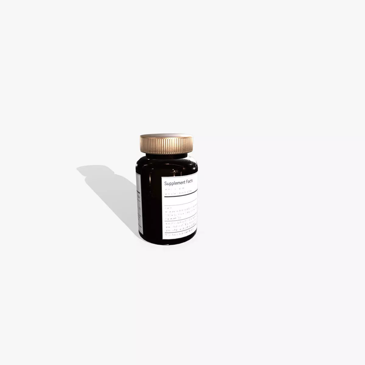 Medicine Bottle 05 Low-poly 3D model